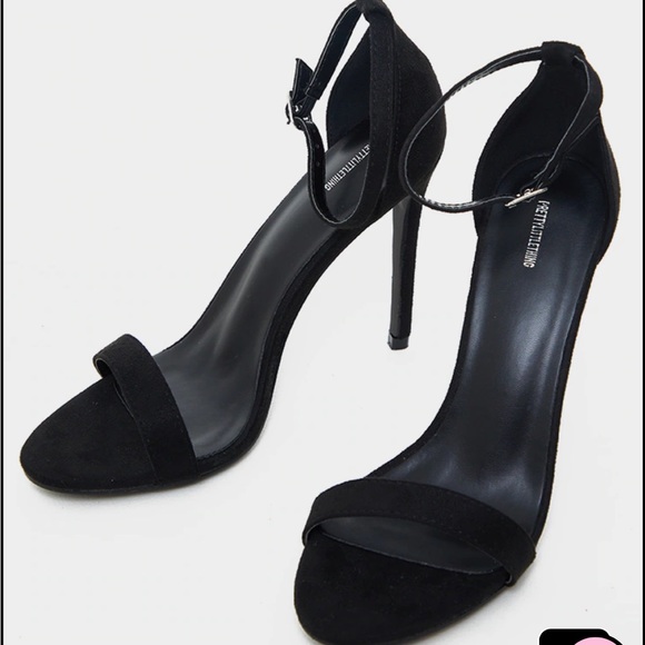 PRETTY LITTLE THING black strap high heels - Picture 2 of 3
